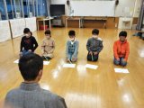 １１月２２日（火） ○椿井小学校子ども能楽教室