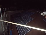 新築工事における太陽光発電工事