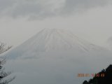 富士山の積雪