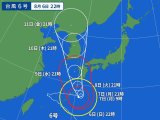 台風接近、、、