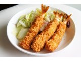 さばのり味噌煮とエビフライ
