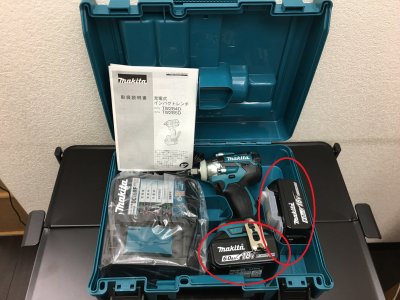 【販売終了】マキタの充電式インパクトレンチ【TW285DRGX】のご紹介です。 6**27