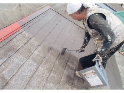 外壁塗装埼玉県、入間市、コスモスペイントの外壁6回塗り屋根遮熱塗装