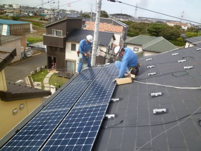 住宅用太陽光発電の施工実績