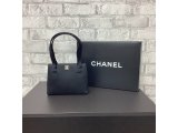 【バッグ】シャネル サテン パーティーバッグ 黒 5番代 お買取りさせていただきました