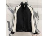 機能性と現代的 グッチ ジャケット ブラック ホワイト モノグラム スポーティ 良い品質 GUCCI