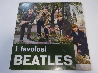 『WITH THE BEATLES』　イタリア・モノラル盤　 ( I Favolosi Beatles)　貴重レッド・レーベル！　音も良し！！　ジャケも良し！！！