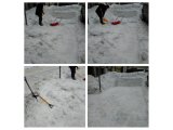 白石区菊水にて駐車場の除雪作業 札幌市便利屋タクミ