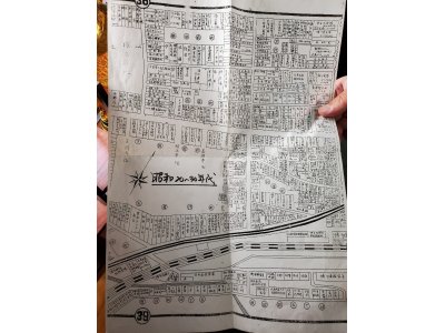 昭和20年代の祇園町周辺の地図