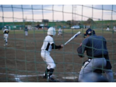 ツイスト打法を取り入れた　高校野球