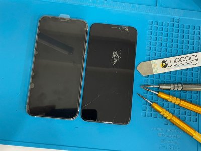 割れた画面も即日修理!それがスマホメディックの魅力です!