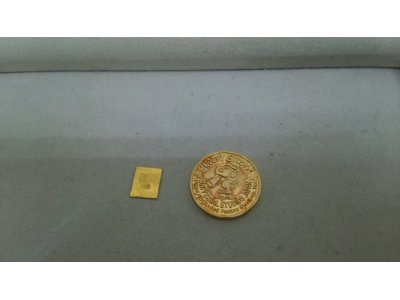 K18コイン買取しました。質岡崎質屋岡崎市貴金属ジュエリー金プラチナダイヤモンド時計ロレックスオメガブランドバックルイヴィトンシャネルエルメス携帯スマートフォン商品券株主優待券図書カードクオカードのお買取は地域No1安心高価買取&質の大黒屋質岡崎店にお任せ下さい。