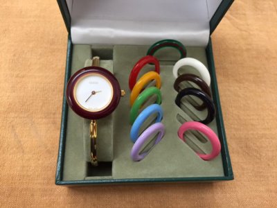 懐かしい「グッチ」チェンジベゼル 腕時計 お買取りさせて頂きました