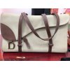 ☆人気再熱!!相場高騰中のサドルバッグ☆　【Christian　Dior　クリスチャン・ディオール　サドルバッグ　ハンドバッグ　キャンパス×レザー　ナチュラル/マロン】高価買取させて頂きました!!　レディディオールなど名作が盛りだくさんのディオール☆　ミスディオール　トロッターライン　トレーラーライン　ロゴデニム　マリス　ディオール・オム　様々なシリーズを高価買取致します!!　サドルバッグも高価買取!!