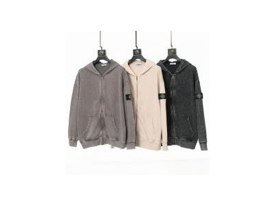 STONE ISLAND ジャケット 洗練 デザイン ジップアップ コンパスロゴ ストーンアイランド