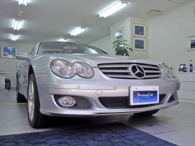 メルセデスベンツ SL600　Ｖ１２ 600psオーバー 屋内保管禁煙車