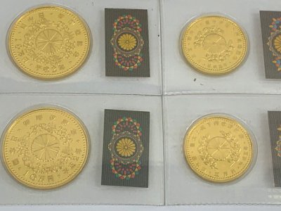 御即位記念10万円金貨 お買取りさせて頂きました