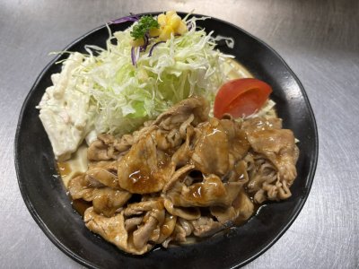 豚生姜焼定食