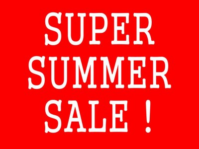 明日から～夏のSSS＼(^o^)／SUPER SUMMER SALE !