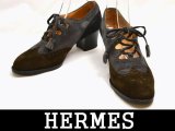 HERMES/エルメス スエードギリーシューズ35