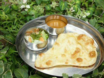 桃たっぷりカレー♪