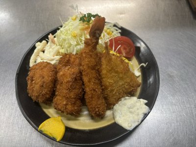 海の幸フライ定食