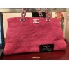 夏シャネル!!高価買取☆　【CHANEL　シャネル　プラチェーン　ピンク　マトラッセステッチ　ストロー　チェーントートバッグ】高価買取させて頂きました!!　シャネル製品高価買取致します!!　世代を超えて、再ブーム到来☆　アンティーク・ヴィンテージバッグ　アンティークジュエリー　腕時計　マトラッセ　プルミエール　ココマーク　マドモワゼル　コココクーン　アンリミテッド　スポーツライン　パリビアリッツ　カンボンライン　などなどお任せください!!