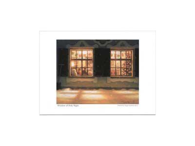 クリスマスカード（当館オリジナル）「童話のような窓辺」