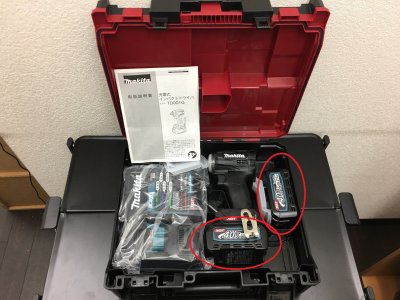 【販売終了】マキタの充電式インパクトドライバ【TD001GRDXB】のご紹介です。 2**47