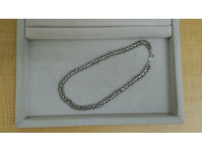 プラチナネックレス買取しました。質岡崎質屋岡崎市貴金属ジュエリー金プラチナダイヤモンド時計ロレックスオメガブランドバックルイヴィトンシャネルエルメス携帯スマートフォン商品券株主優待券図書カードクオカードのお買取は地域No1安心高価買取&質の大黒屋質岡崎店にお任せ下さい。