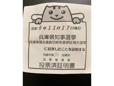 兵庫県知事並びに兵庫県議会議員補欠選挙