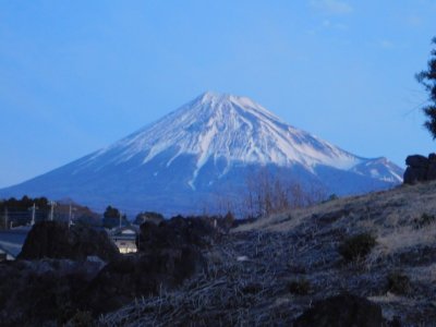 今朝の富士