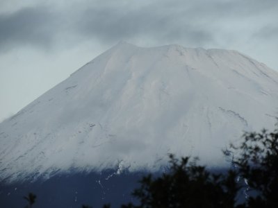 真っ白な富士