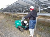 太陽光発電所除草作業　損害賠償責任保険加入済