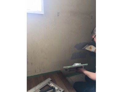 玄関エコカラット貼③
