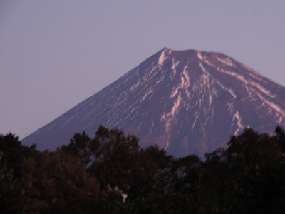 今朝の富士