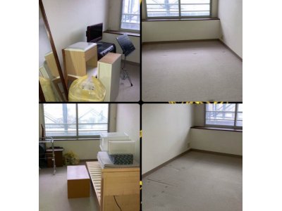 札幌市東区にて不用品の処分とお掃除