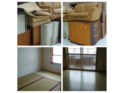 厚別区もみじ台団地にて 引っ越しに伴う不用品回収 札幌市便利屋タクミ