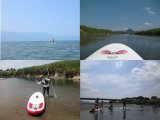 SUP で野洲川下り~♪