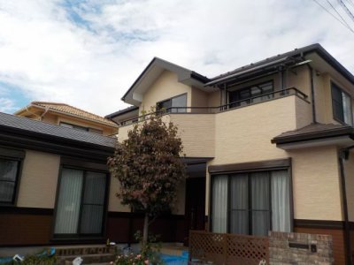 外壁サイディング塗装佐山市コスモスペイントの屋根遮熱塗装