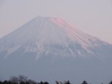 久々に早朝の富士が見られました