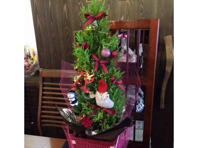 笹の葉もちょこっとクリスマス