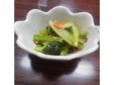 ５０円小鉢、青菜のゴマ和え