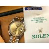 ♪高級腕時計高価買取♪　【ROLEX ロレックス　DATEJUST　デイトジャスト　Ref.16233　シャンパンゴールド　ローマンバー　T番　箱・ギャランティー有】高価買取させて頂きました!!　腕時計の豊富な専門知識を持った腕時計買取のプロがお客様の大切な時計をしっかり査定!!　遠方からも当店に売りに来られるお客様もたくさんいらっしゃいます♪　腕時計の売却は久里浜の大黒屋にお任せ下さい!!