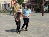 暑いですね、でも。