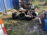 東区東雁来作業場近くの不法投棄タイヤの回収白石区便利屋タクミ