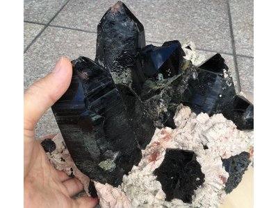 高品質　黒水晶原石