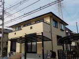 外壁サイディング塗装埼玉県上尾市　コスモスペイントの屋根遮熱塗装と下地処理の施工