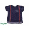 【RAGMART】ラグマート　サスペンダーアップリケ半袖Tシャツ80-95(1122009）【2012夏】