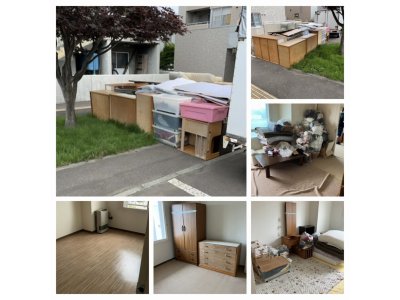札幌市清田区にて不用品の搬出作業便利屋タクミ美園店